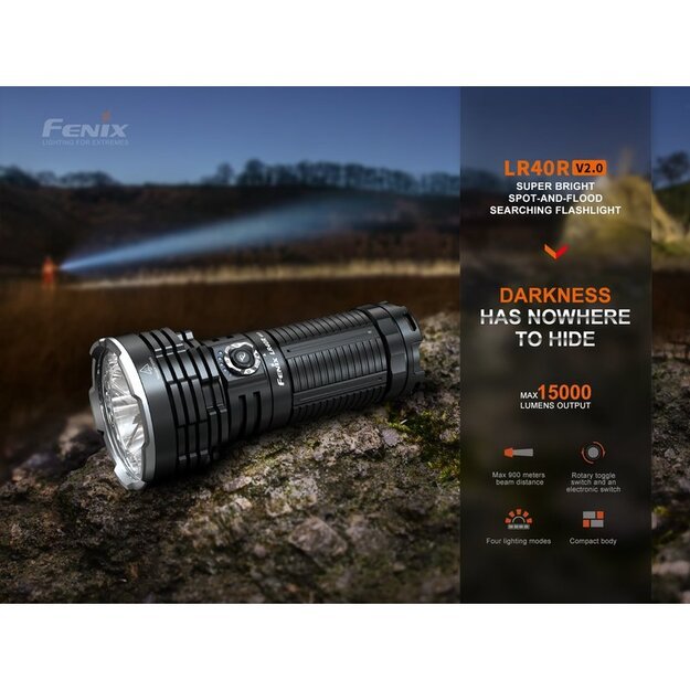 Фонарик Fenix LR40R V2.0