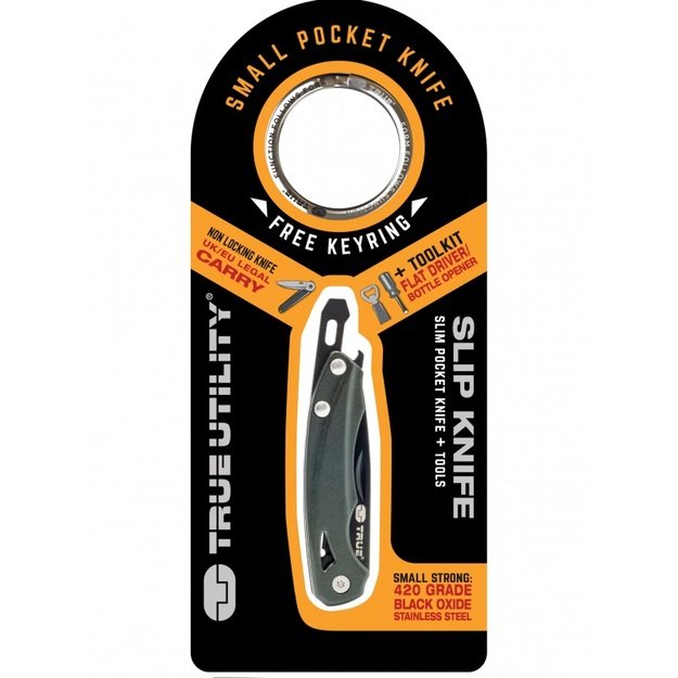 True Utility Slip Knife kišeninis peilis TU582K