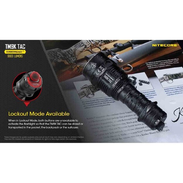 Nitecore TM9K TAC - 9800lm žibintuvėlis