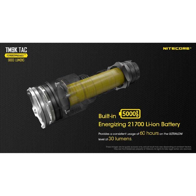 Nitecore TM9K TAC - 9800lm žibintuvėlis