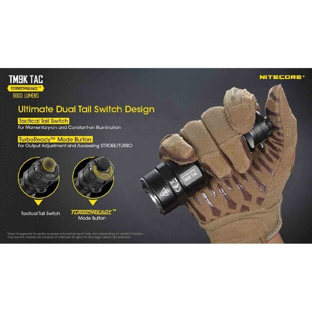 Nitecore TM9K TAC - 9800lm žibintuvėlis