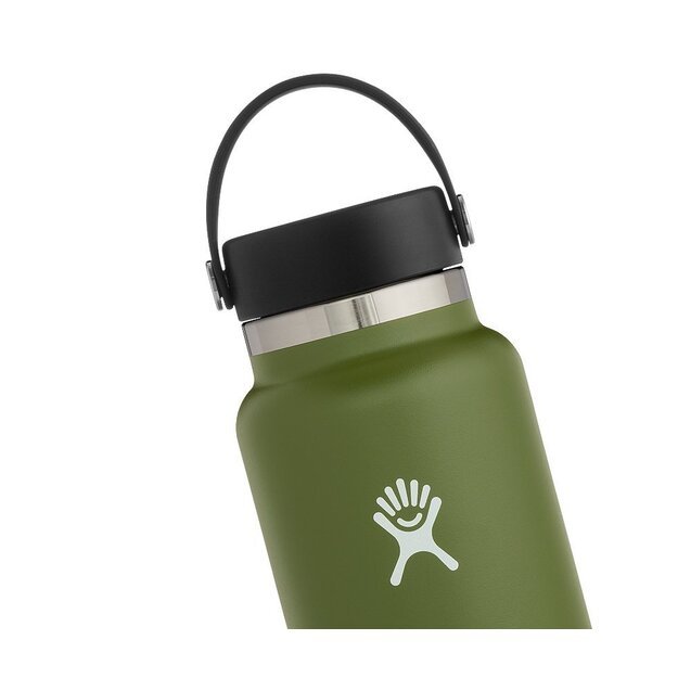 Hydro Flask Wide Mouth with flex cap kelioninė gertuvė 1183 ml W40BTS306 Olive spalva