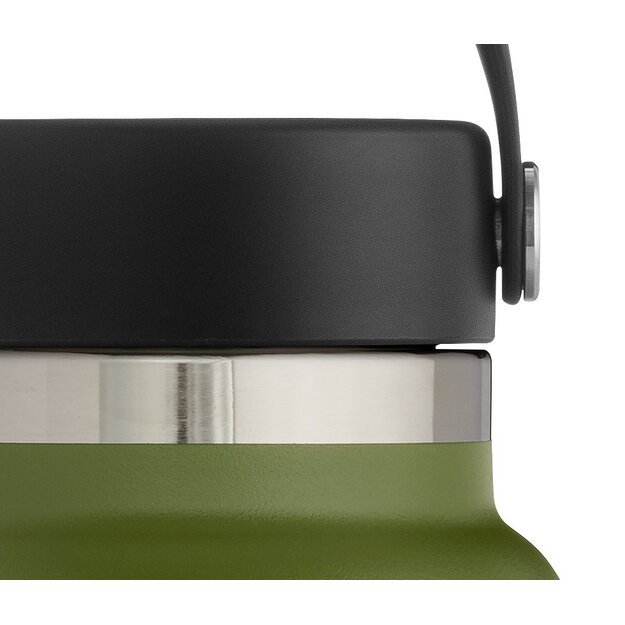 Hydro Flask Wide Mouth with flex cap kelioninė gertuvė 1183 ml W40BTS306 Olive spalva