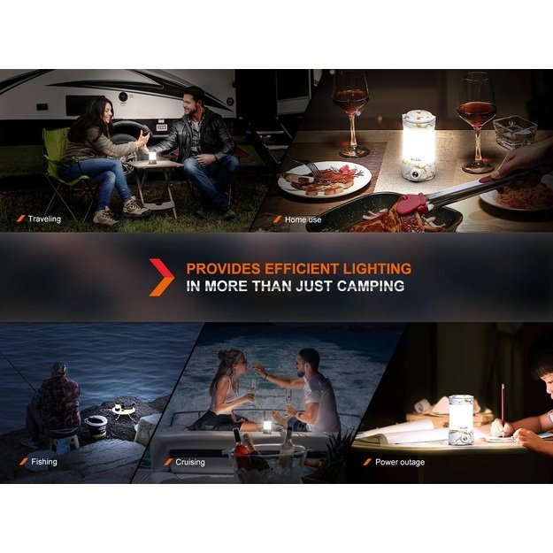 Fenix CL26R Pro cветодиодный кемпинговый фонарь с USB White Marble