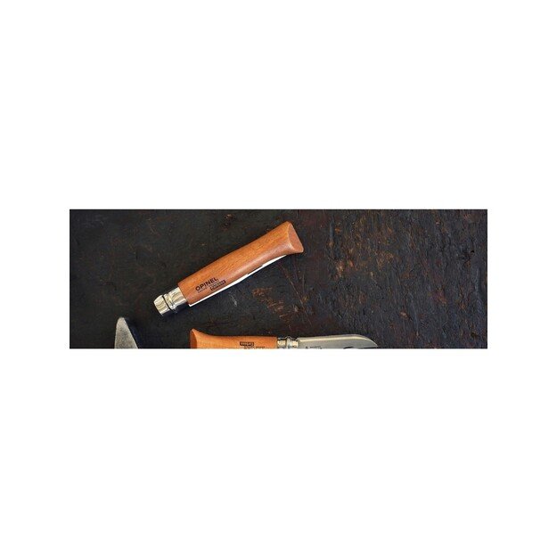 Нож Opinel №9 из углеродистой стали с буковой рукояткой