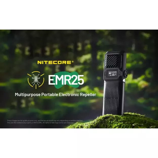 Nitecore EMR25 Отпугиватель комаров, OLED, аккумулятор 12000 мАч