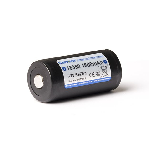 Keeppower baterija ICR18350-160PCM 1600mAh Li-ION P1835C4