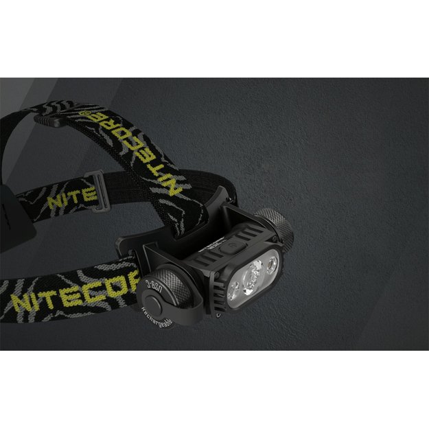 Nitecore HC65 V2.0 žibintuvėlis ant galvos