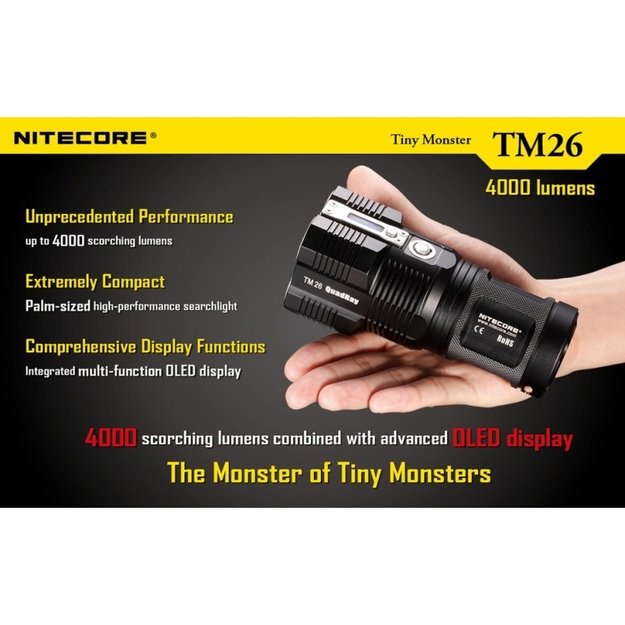 NITECORE TM26 žibintuvėlis
