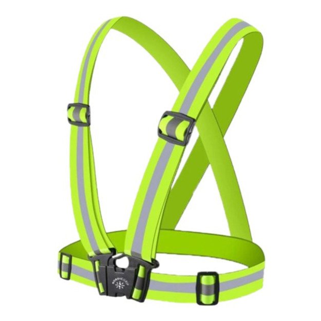 Vaikiška šviesą atspindinti liemenė Nordic Grip Reflective vest Kids - Žalia