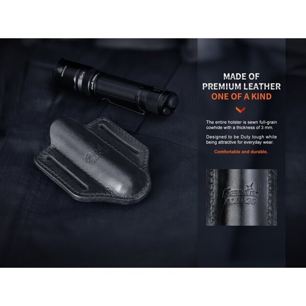 Fenix ALP-20 odinis žibintuvėlio dėklas modeliams TK16 V2.0, TK20R V2.0, PD36R...