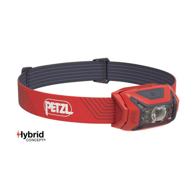 Petzl Actik 450lm žibintuvėlis E063AA03 RAUDONA / JUODA 