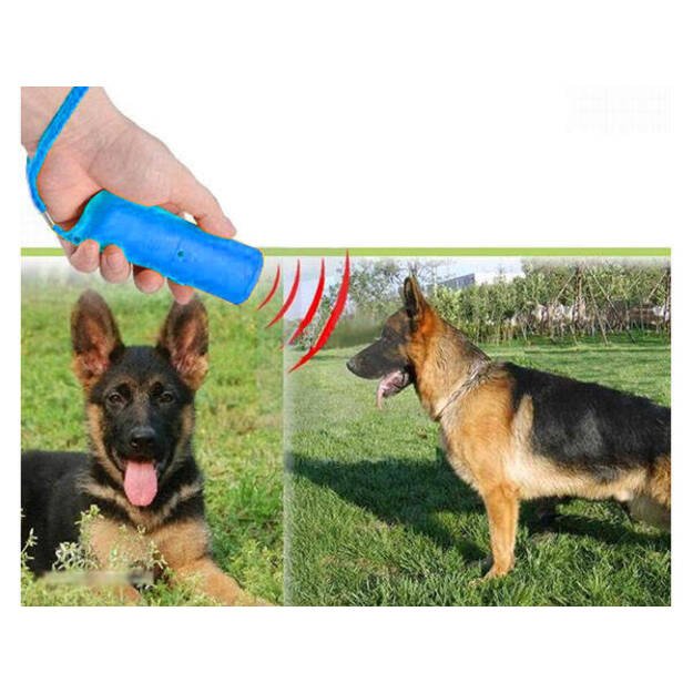 Ультразвуковой отпугиватель собак, дрессировщик, фонарик - Три в одном