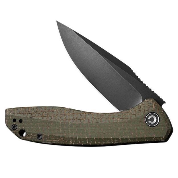 Civivi Baklash C801K peilis Green micarta