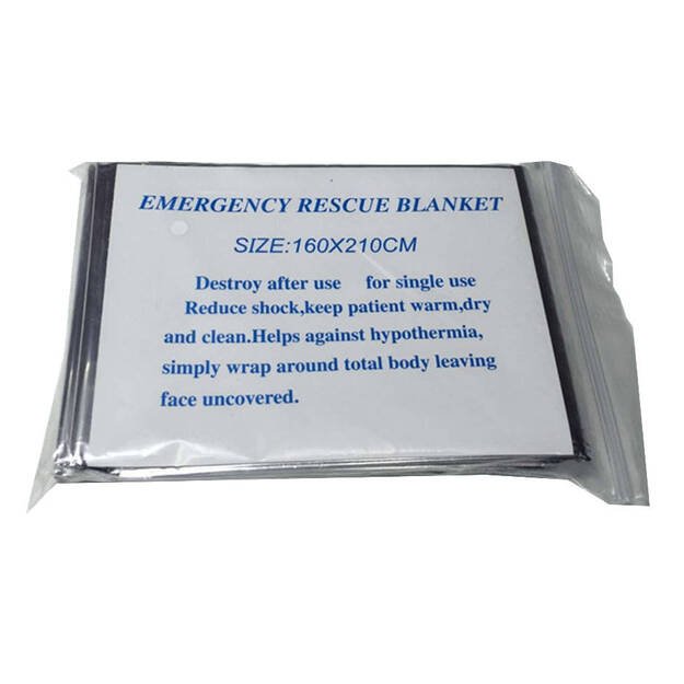 Термоодеяло, фольгированный коврик 160x210 см