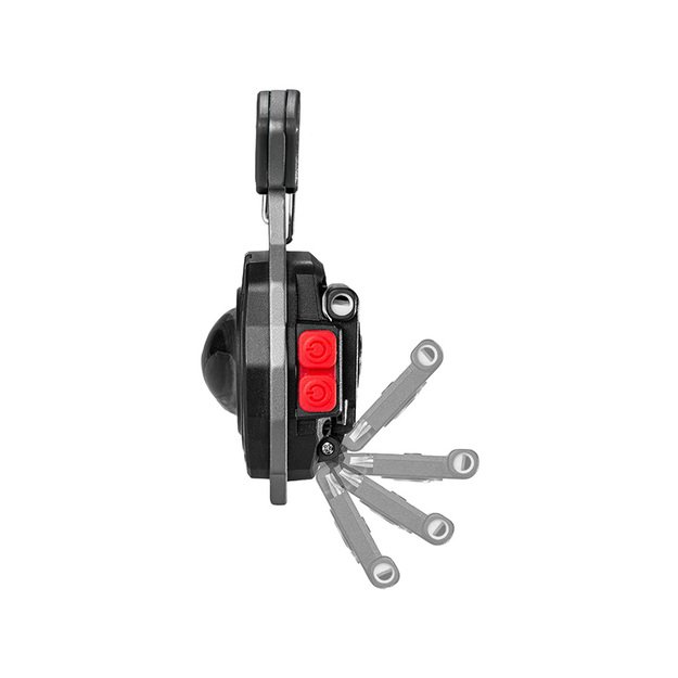 Светодиодный брелок COB с открывалкой, магнитный фонарик 8в1