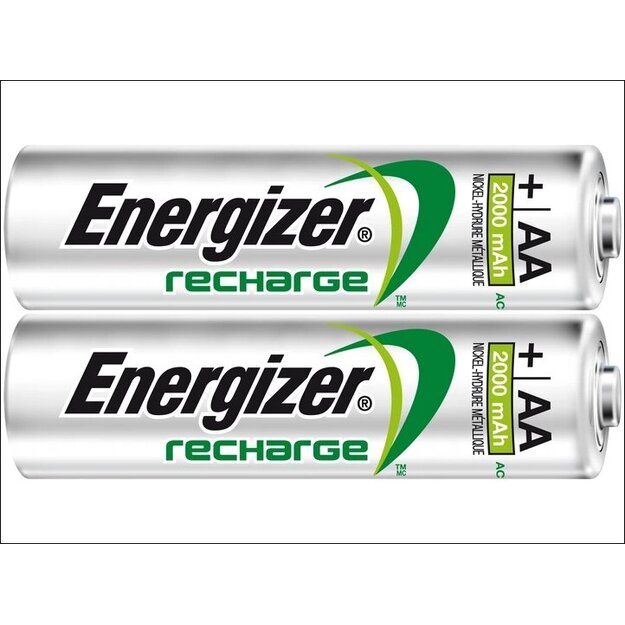 Energizer Mini baterijų įkroviklis + 2 x R6/AA 2000 mAh baterijos