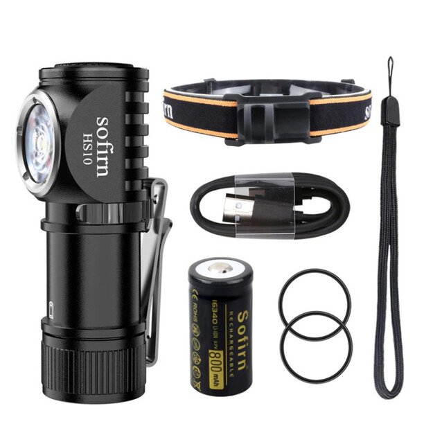 Sofirn HS10 LH351HD 4000K su baterija