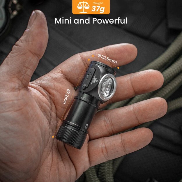 Sofirn HS10 LH351HD 4000K su baterija