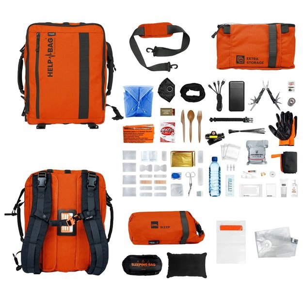 Аварийный комплект Help Bag Essential - Flame Orange