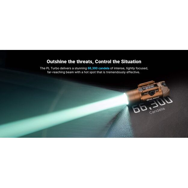 Olight PL Turbo Valkyrie Black, фонарик 800 люмен