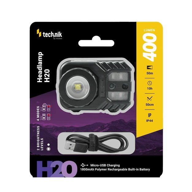 Фонарик Technik H20 XPG-2 LED + micro USB (400 люмен)