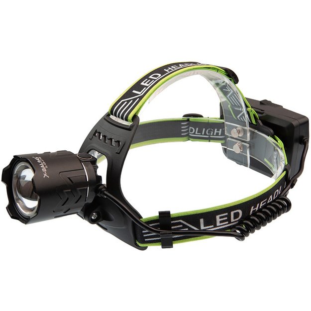 Galvos žibintuvėlis XHP160 ZOOM su judesio davikliu