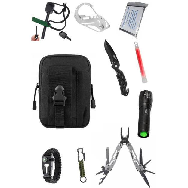 Survival kit for emergency situations and outdoor