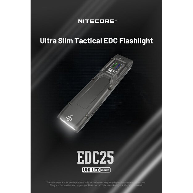 Nitecore EDC25 flashlight 3000lm