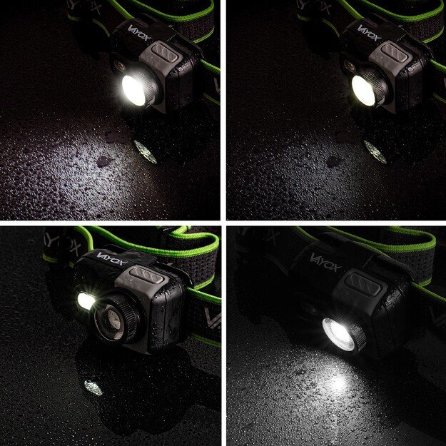 Vayox Įkraunamas žibintuvėlis 800lm CREE + SMD Pro Series VA0196