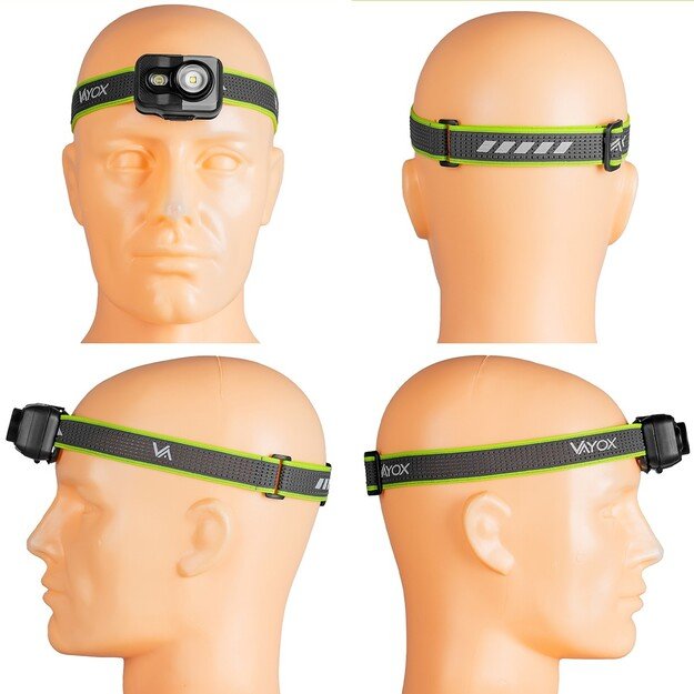 Vayox Įkraunamas žibintuvėlis 800lm CREE + SMD Pro Series VA0196