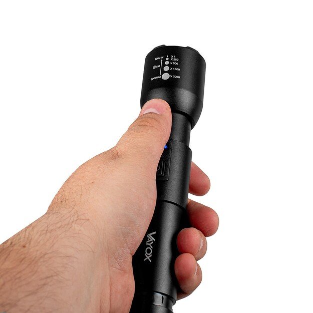 Vayox Įkraunamas žibintuvėlis 800lm 20W LED VA0180