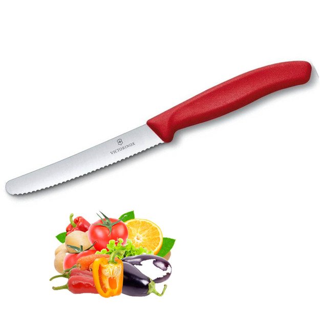 Victorinox Swiss Classic pomidorų ir stalo peilis 11 cm Raudonas 6.7831