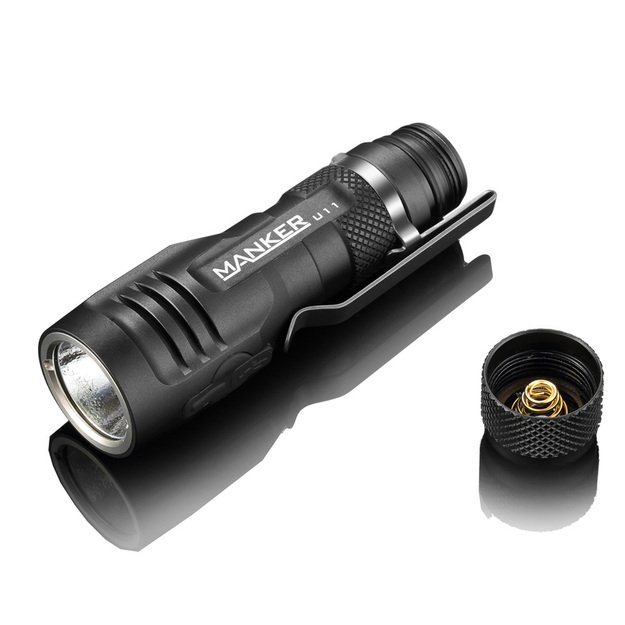 Manker U11 1050lm  XP-L LED USB įkraunamas žibintuvėlis, neutraliai balta