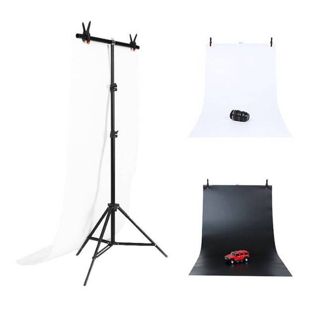 Fotostudijos fono atrama Puluz 70x200cm + fonai 2 vnt DCA0976