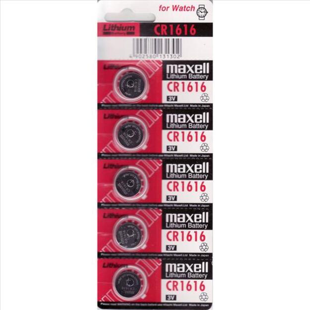 Maxell CR1616 elementas, 5 vnt.