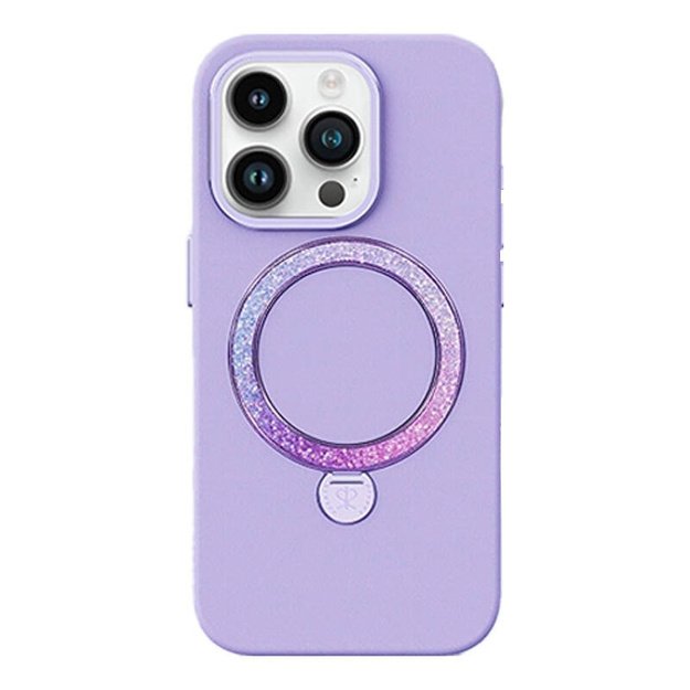Чехол для телефона Joyroom Dancing Circle PN-15L2 Iphone 15 Pro (фиолетовый) без упаковки