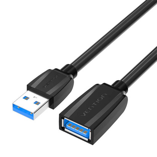 Prailginimo kabelis USB 3.0 vyriškas USB moteriškas Vention VAS-A45-B300 3 m (juodas)