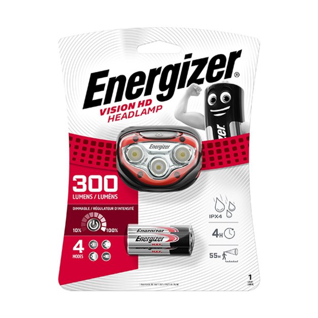 Energizer žibintuvėlis ant galvos Vision HD