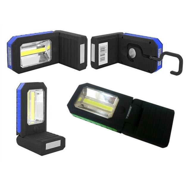 LED žibintas 3W 3AAA COB LED + 3LED