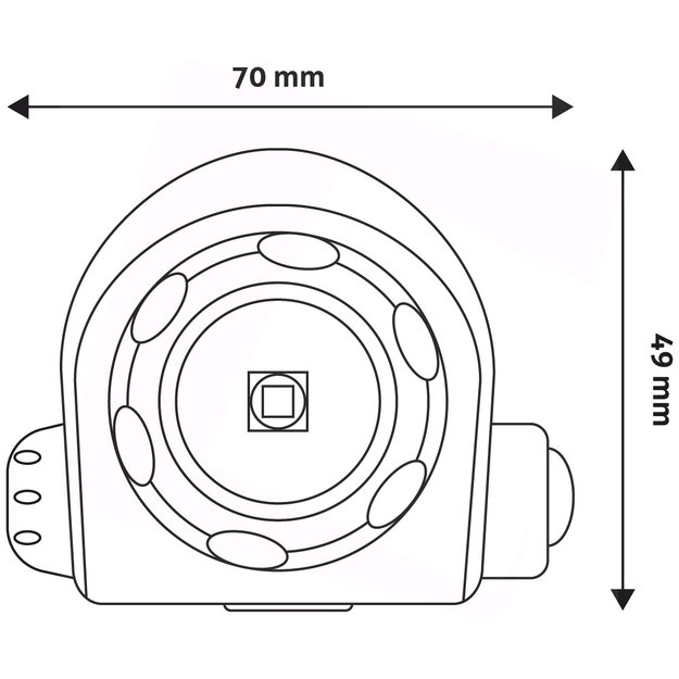 Žibintuvėlis ant galvos 5W 4AA