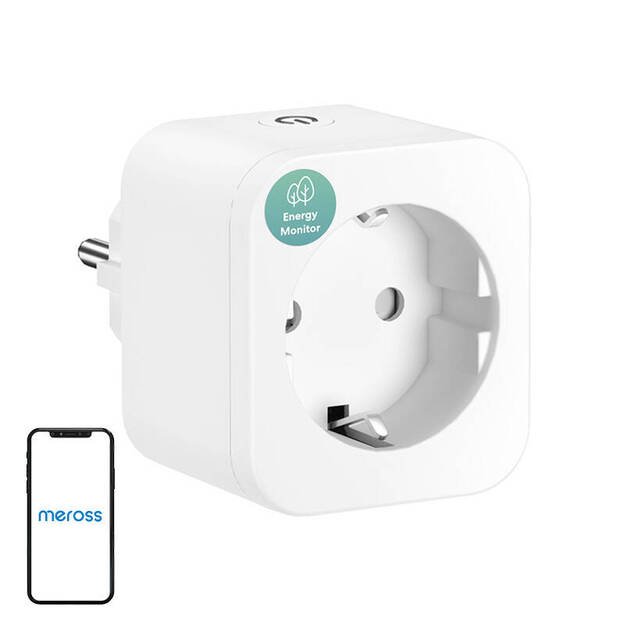 Išmanusis kištukinis lizdas MEROSS MSS305-EU su energijos monitoriumi (ne HomeKit)