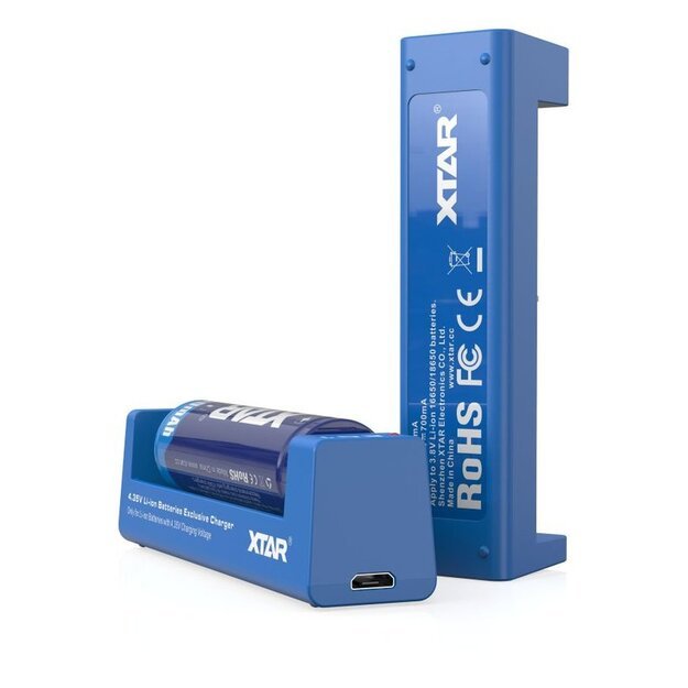 XTAR EC1 baterijų įkroviklis