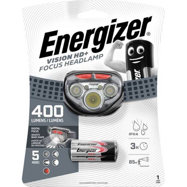 Energizer Vision HD+ Focus žibintuvėlis