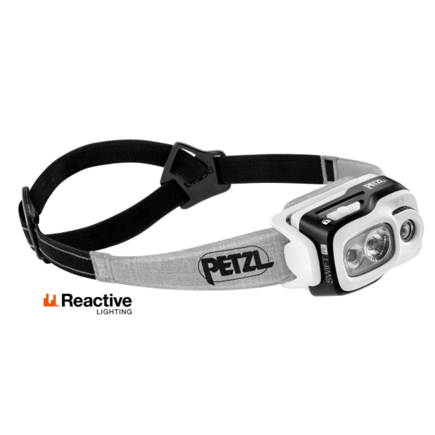 Petzl Swift RL žibintuvėlis, juodas
