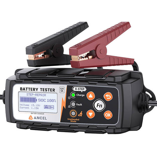 Тестер аккумуляторов и зарядное устройство 2 в 1 Ancel BT521