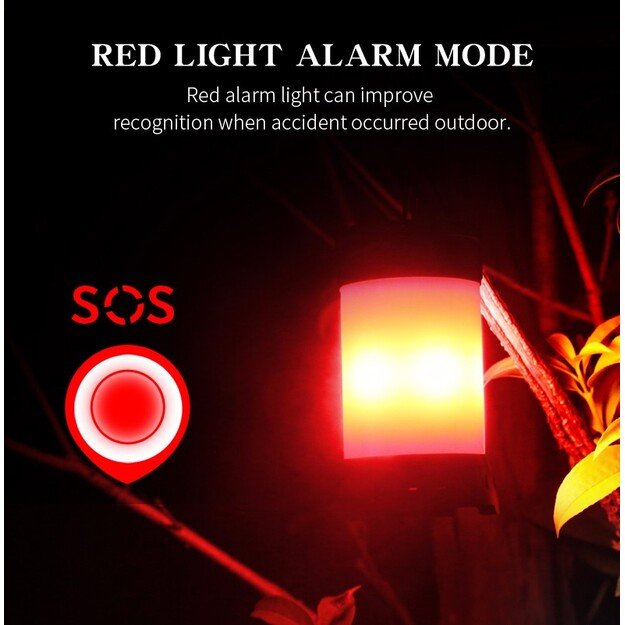 Supfire T1 kempingo lempa