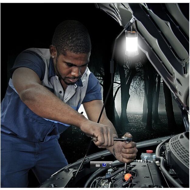 Supfire T1 kempingo lempa