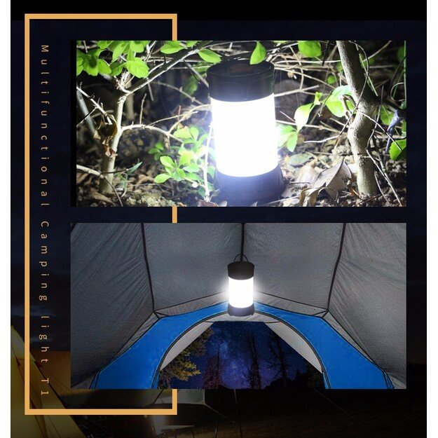 Supfire T1 kempingo lempa