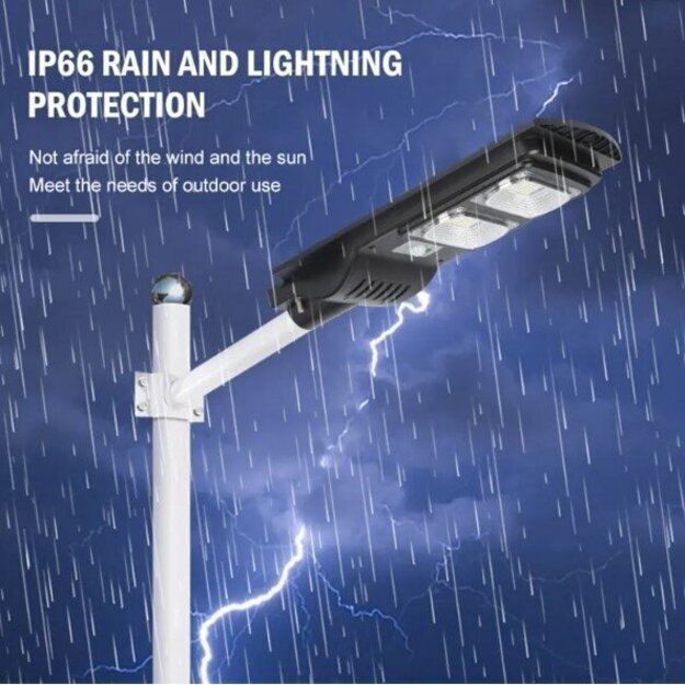 Уличный фонарь с солнечной батареей 120Вт.